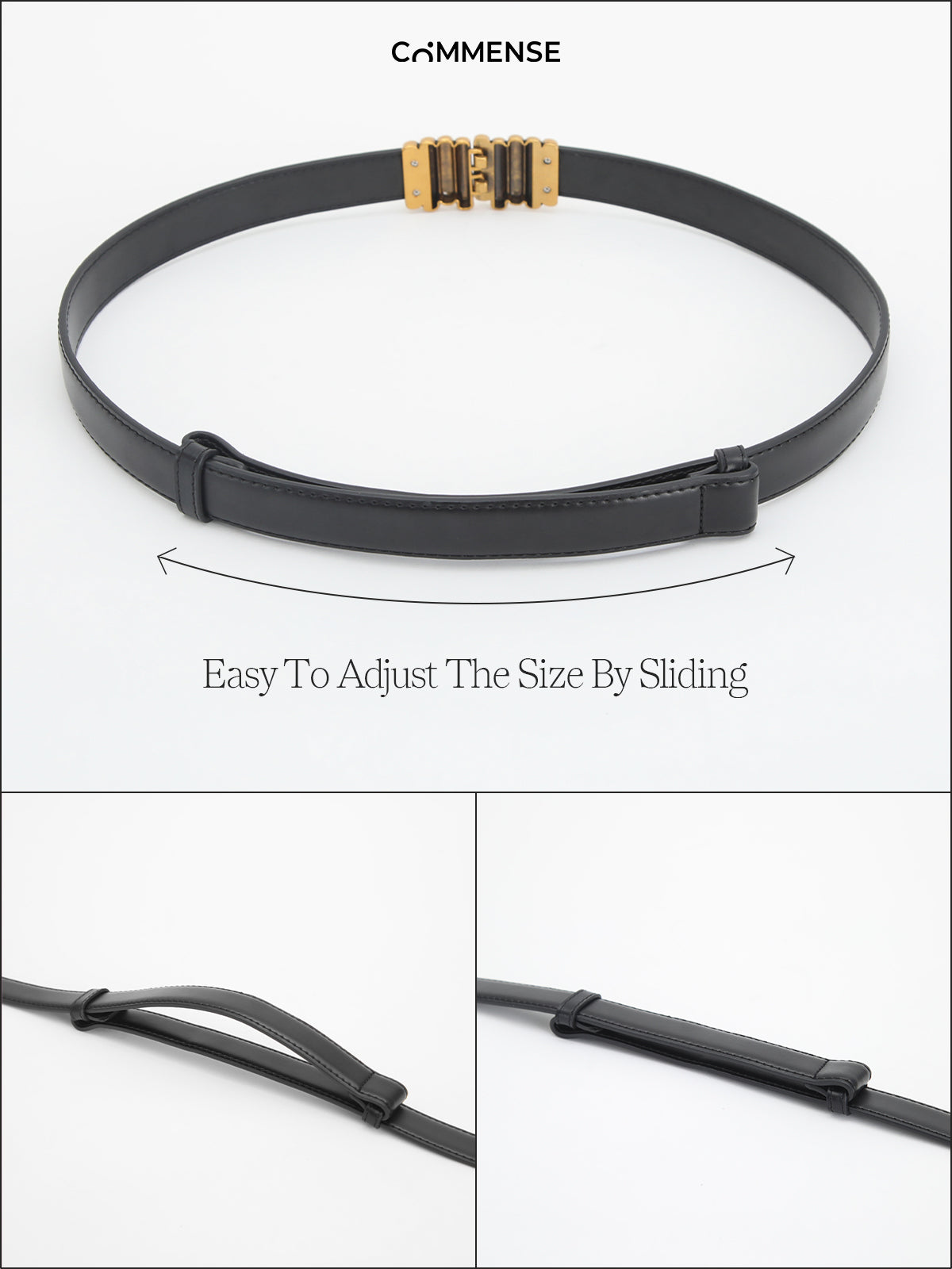 Ceinture en similicuir vintage