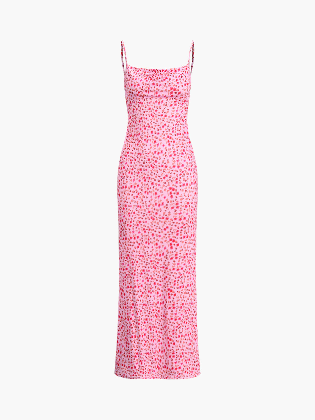Robe longue cami dos nu à imprimé floral Summer Crush