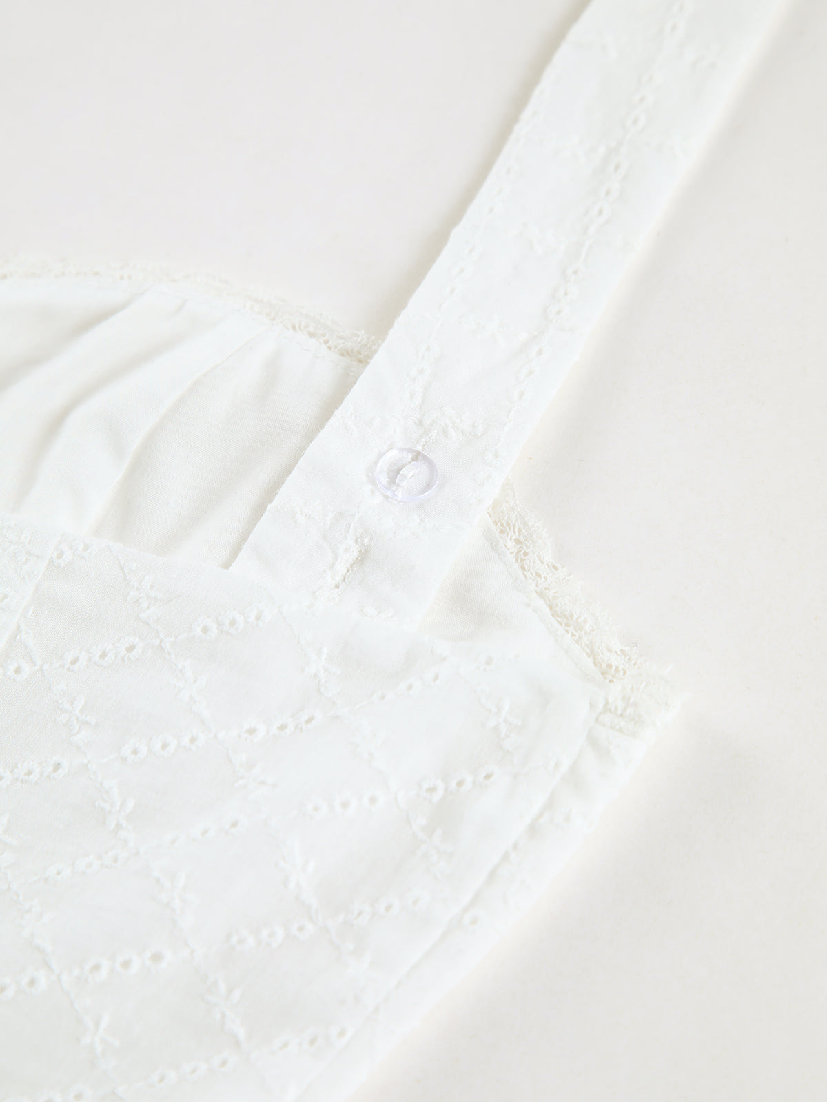 Robe courte dos nu en coton à nouer autour du cou