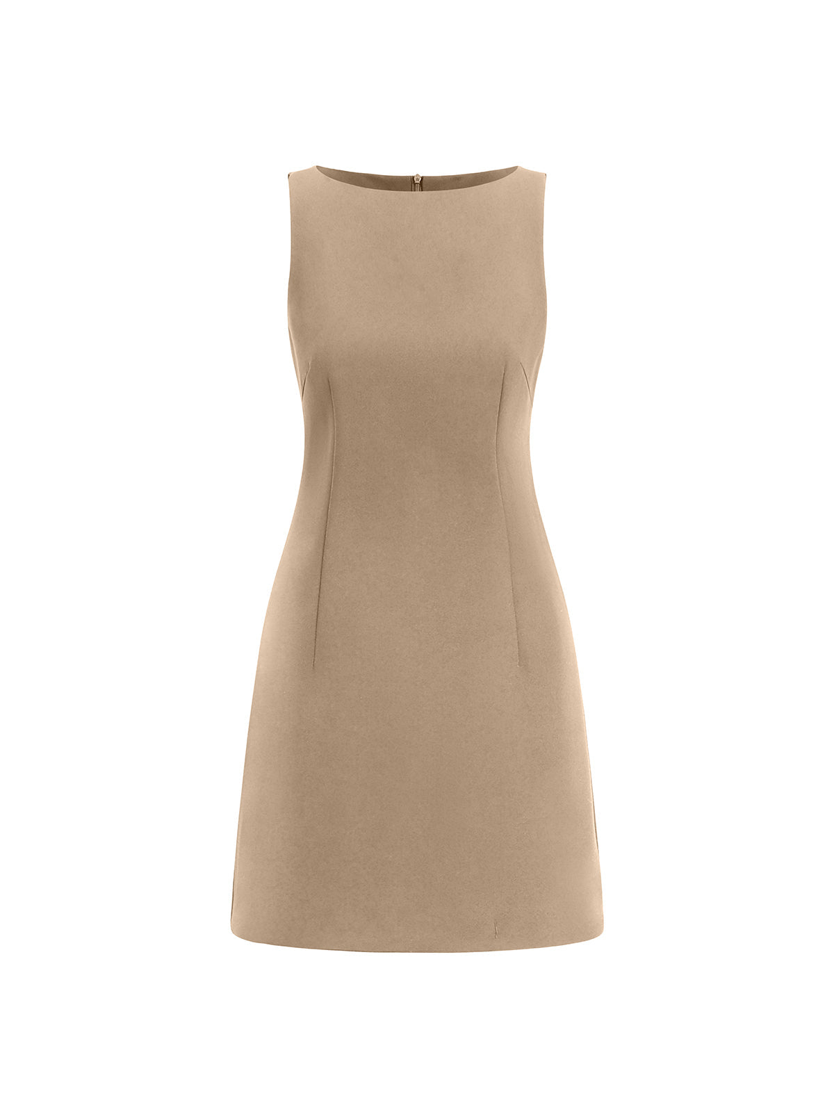 Robe courte sans manches