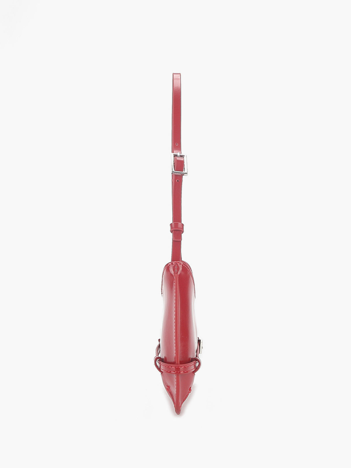 Sac à bandoulière en cuir rouge