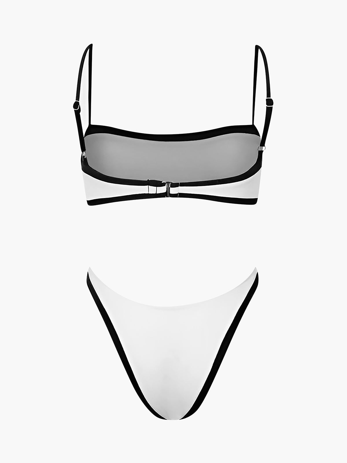 semble bikini à bordure contrastée