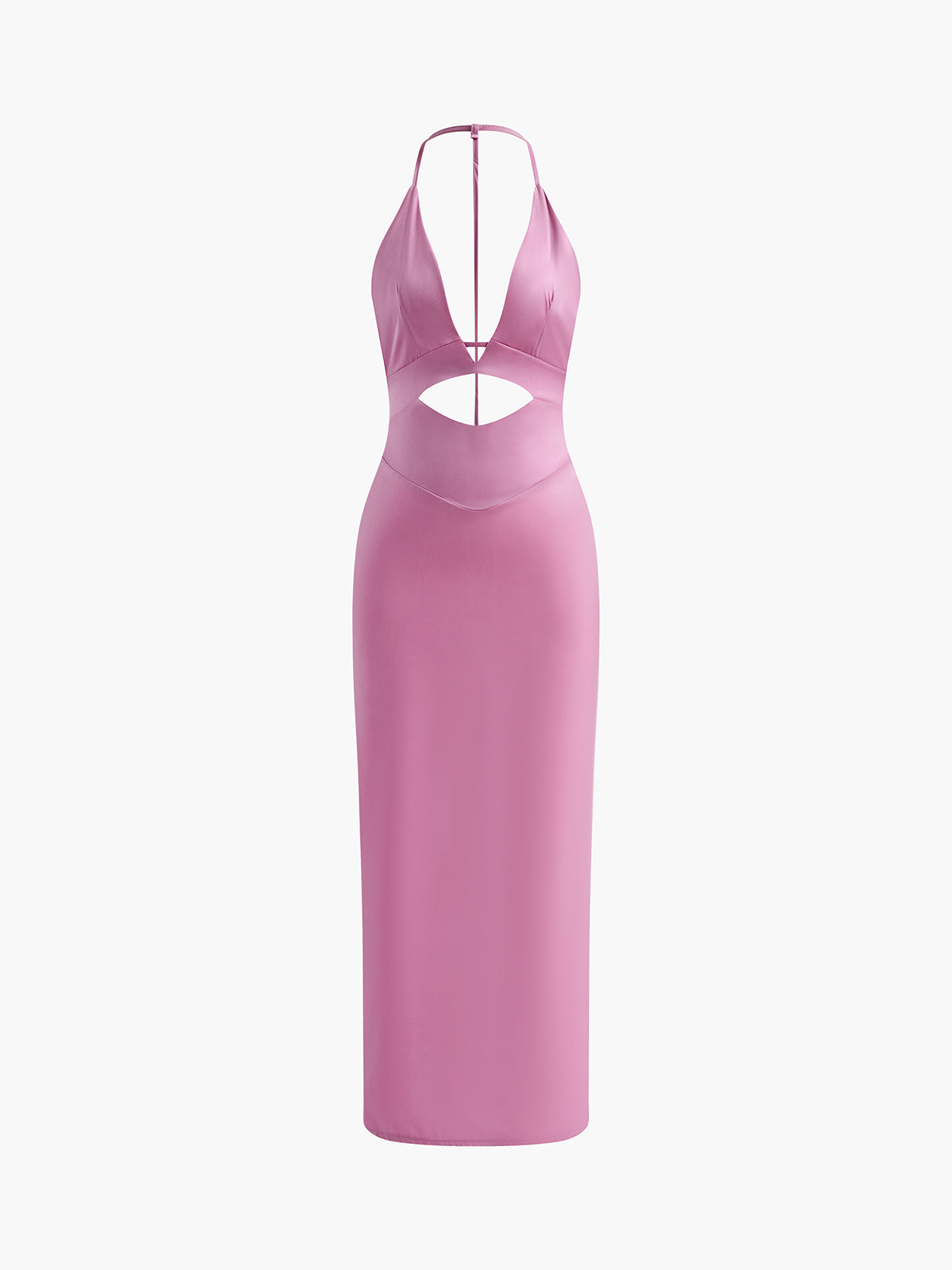 Cutout Backless Zipper Dress